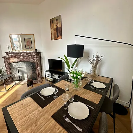 Spacieux Appt Haussmannien Parking Prive Apartamento *